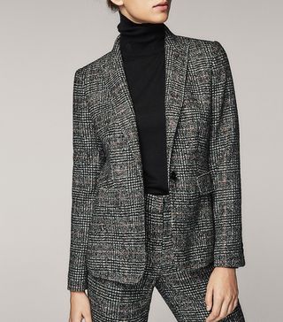 Massimo Dutti + Americana Traje Lana Fantasía Slim Fit