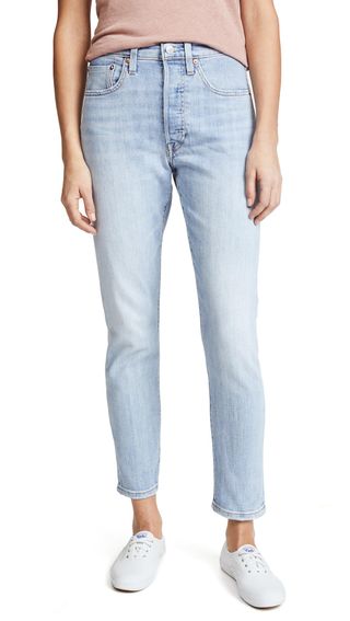 Levi’s + 501 Stretch Skinny Jeans
