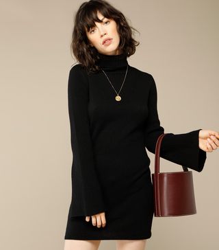 Rouje + Sophie Knitted Black Dress