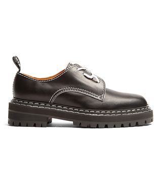 Proenza Schouler + Trek-Sole Leather Derby Shoes