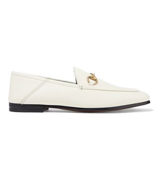 Gucci + Brixton Horsebit-Detailed Collapsible Heel Leather Loafers