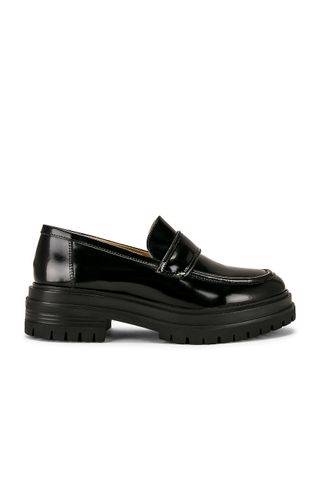 Tony Bianco + Wiz Loafers in Black Hi Shine