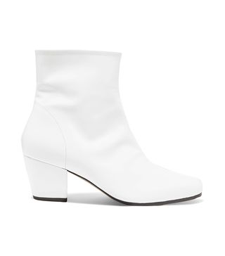 AlexaChung + Beatnik Patent-Leather Ankle Boots