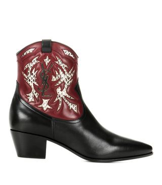 Saint Laurent + Rock 40 Cowboy Ankle Boots