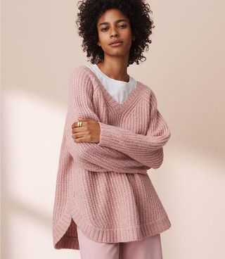 Lou 
Grey + Slouchy Shirtale Sweater