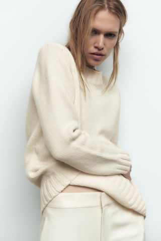Zara + Boyfriend 100% Wool Sweater