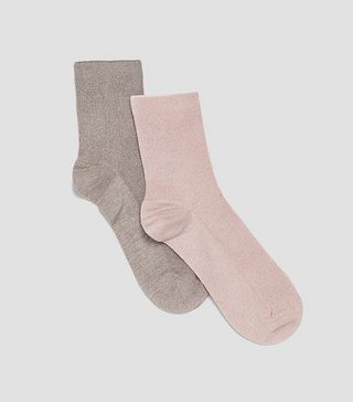 Zara + 2-Pack of Shimmer Socks