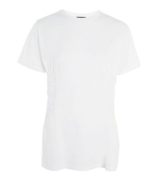 Topshop + Poplin Corset T-Shirt
