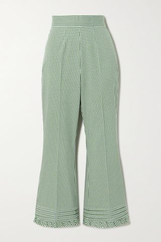 Miu Miu + Gingham Trousers