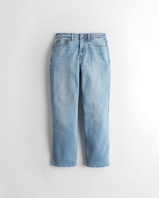 Hollister + High-Rise Vintage Straight Jeans