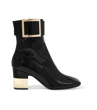 Roger Vivier + Patent Leather Ankle Boots