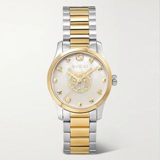 Gucci + G-Timeless Mother-of-Pearl Watch