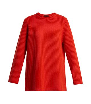 The Row + Taby Ribbed-Cashmere Sweater