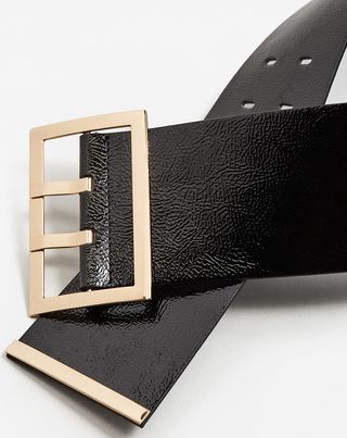 Mango + Patent Leather Sash Belt