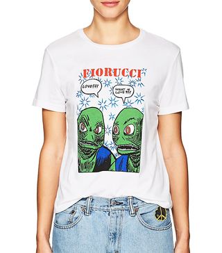 Fiorucci + Women's Alien-Graphic Cotton T-Shirt
