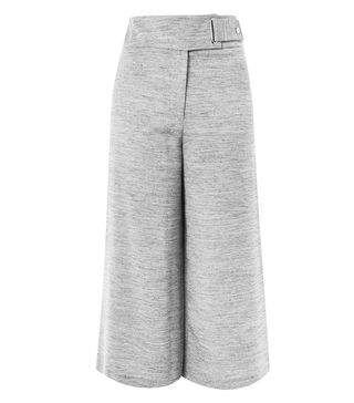 Topshop + Belted Crop Wide Leg Trousers