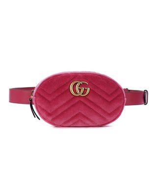 Gucci + Marmont Velvet Belt Bag