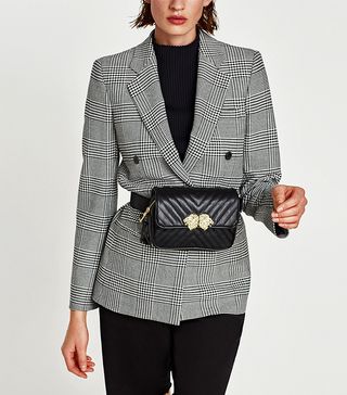 Zara + Crossbody Belt Bag With Lions Detail