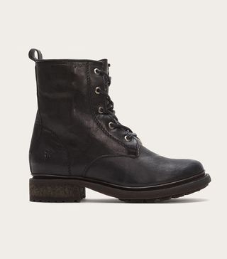 Frye + Valerie Lace Up Shearling Boots