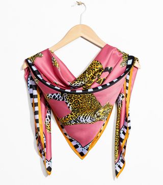 & Other Stories + Leopard Print Scarf