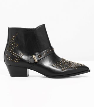 & Other Stories + Stud Ankle Boots