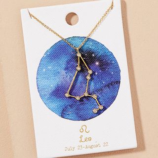 Anthropologie + Gift Card Zodiac Necklace
