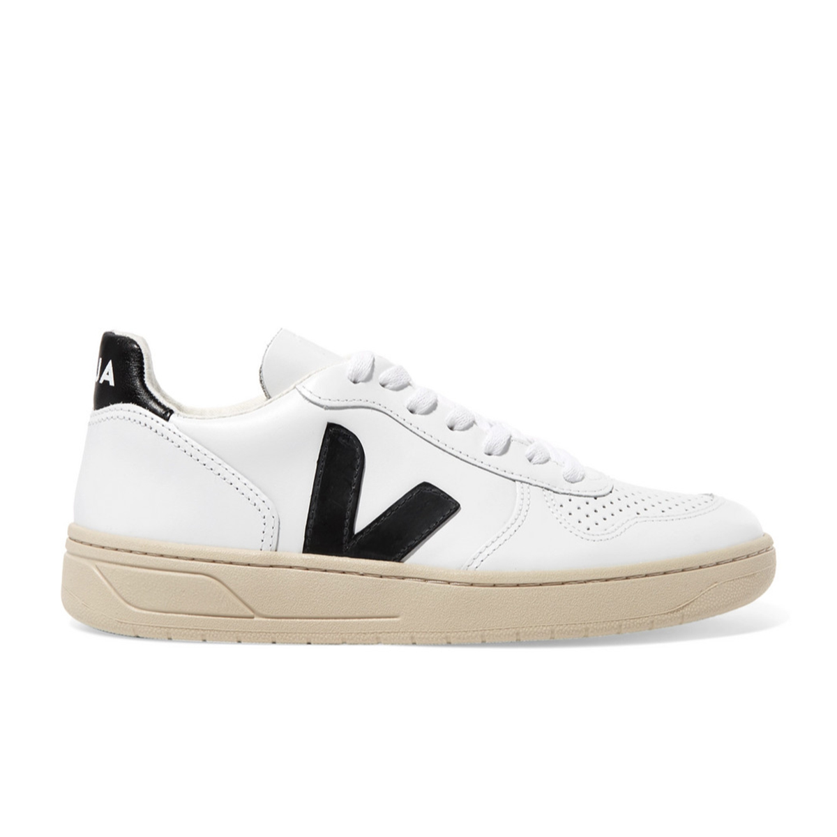 Veja + V-10 Leather Sneakers