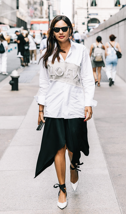 12 Outfits That Prove Black and White Aren't Boring | Who What Wear
