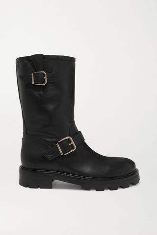 Jimmy Choo + Biker Ii Leather Boots