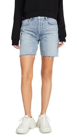 Agolde + Rumi Mid Length Shorts