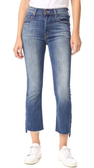 Mother + The Insider Crop Step Fray Jeans