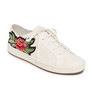 Joie + Daryl Embroidered Sneakers