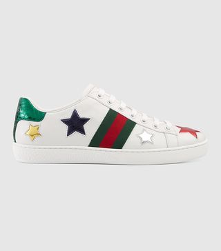 Gucci + Ace Embroidered Sneakers