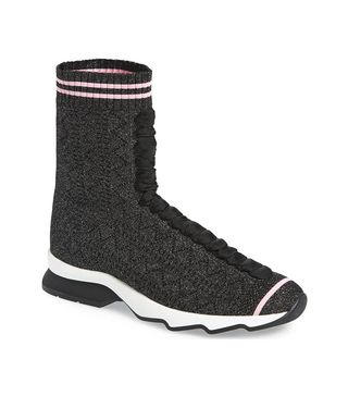 Fendi + Rockoko High Top Sock Sneakers