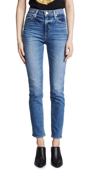 PAIGE + High Rise Sarah Slim Jeans