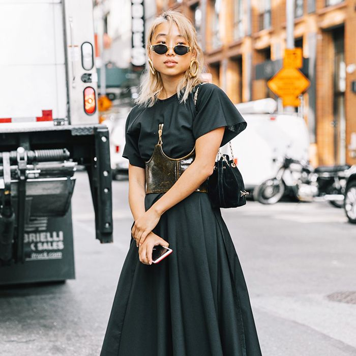 black glitter dress with sleeves Laurel Bell Sleeve Dress