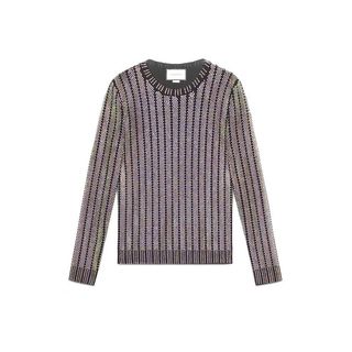 Gucci + Crystal Embroidered Ribbed Knit Top