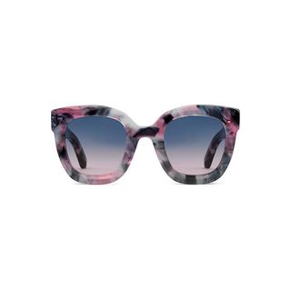 Gucci + Round-Frame Acetate Sunglasses with Star