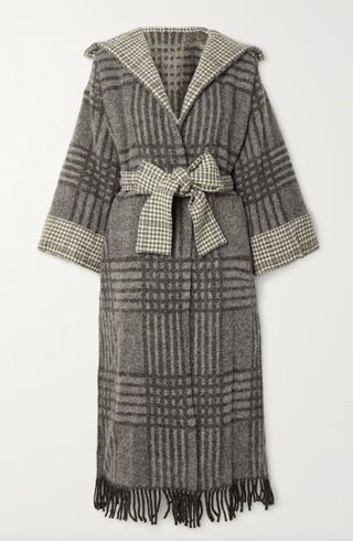 Yoox Net-A-Porter for The Prince's Foundation + Belted Checked Wool Coat