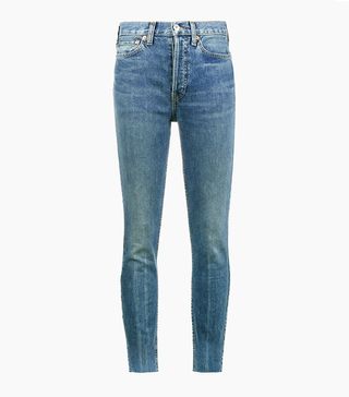 Re/Done + Originals High-Rise Ankle Cropped Jeans