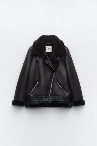 Zara + Double Faced Jacket