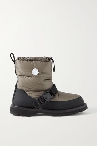 Moncler + 4 Moncler Hyke Rubber-trimmed Quilted Snow Boots