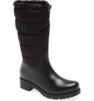Moncler + Ginette Tall Waterproof Rain Boot