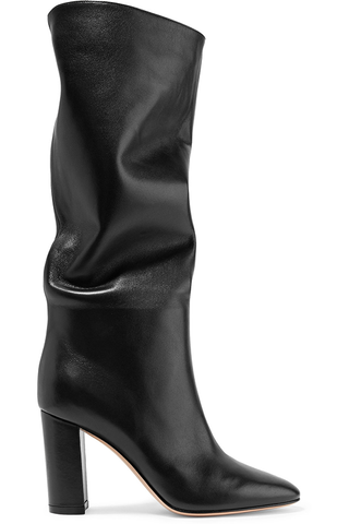 Gianvito Rossi + Laura Leather Knee Boots