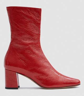 Trademark + Mira Crinkle Patent Boot