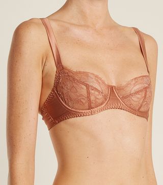 Fleur of England + Whiskey Underwired Balconette Lace Bra