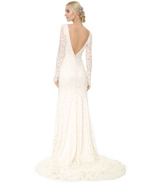 Theia + Nicole Lace Gown