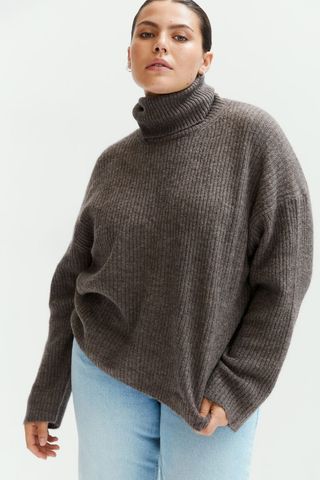 H&M + Oversized Polo-Neck Jumper