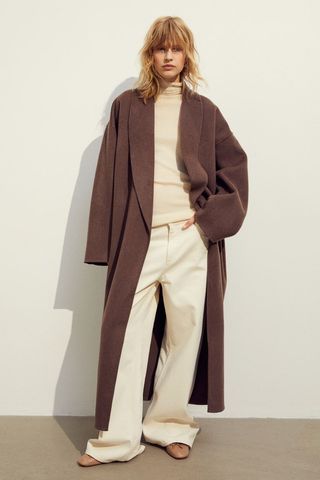 H&M + Felted Wool Coat