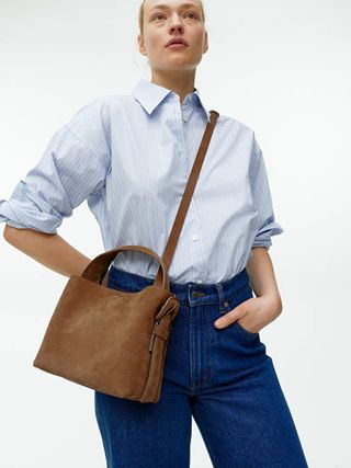 Arket + Suede Crossbody Bag